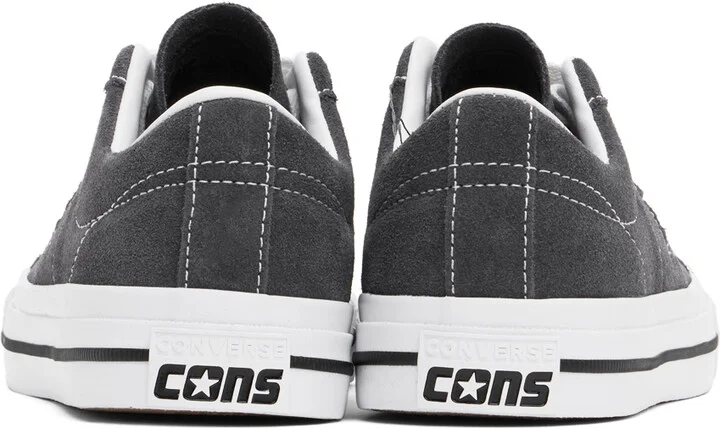 Converse Gray CONS One Star Pro Sneakers - Image 2