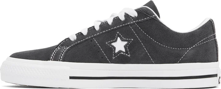 Converse Gray CONS One Star Pro Sneakers - Image 3
