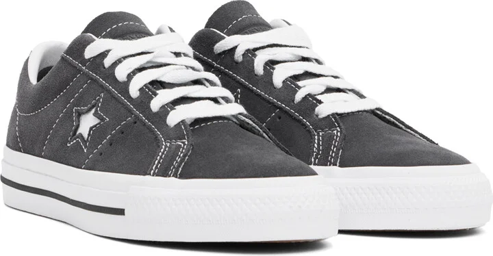 Converse Gray CONS One Star Pro Sneakers - Image 4