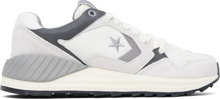 Converse Gray & Off-White Wave Trainer Low Top Sneakers