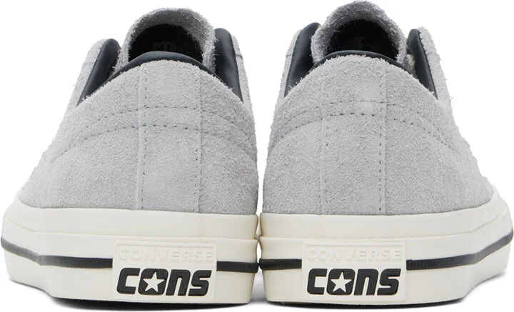 Converse Gray One Star Pro Low Top Sneakers - Image 2