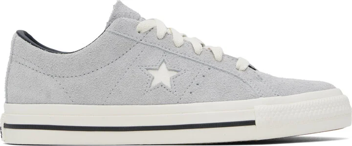 Converse Gray One Star Pro Low Top Sneakers
