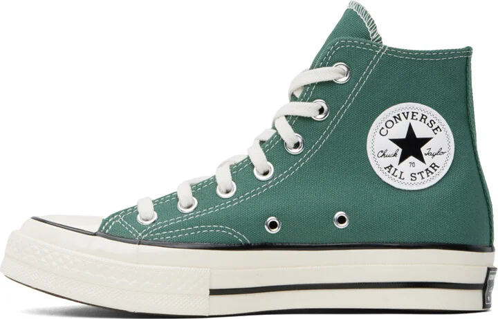 Converse Green Chuck 70 High Top Sneakers - Image 3