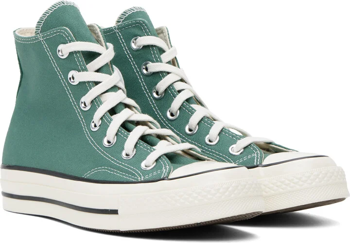 Converse Green Chuck 70 High Top Sneakers - Image 4