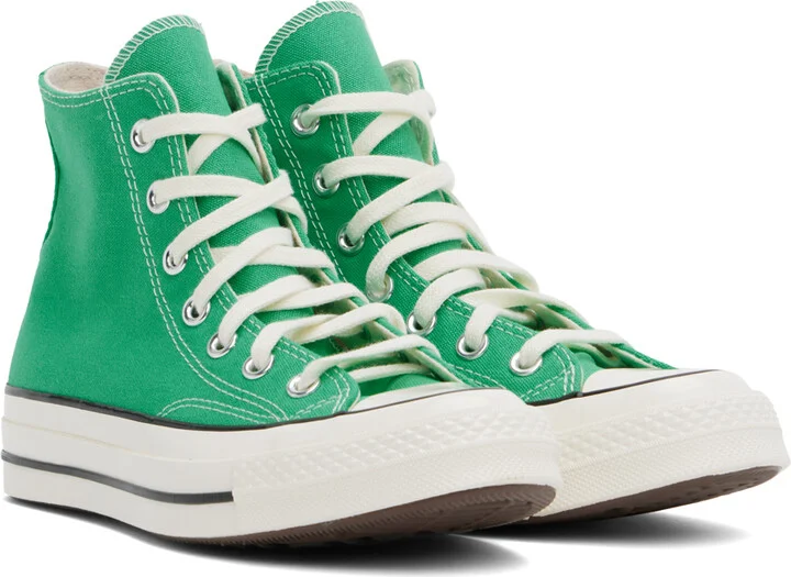 Converse Green Chuck 70 High Top Sneakers - Image 4