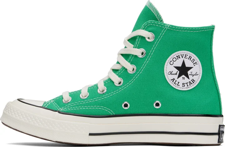 Converse Green Chuck 70 High Top Sneakers - Image 3