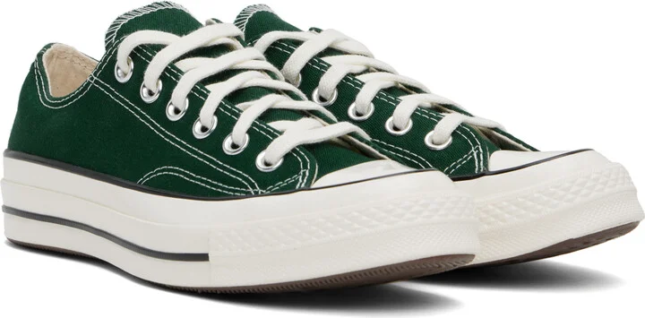 Converse Green Chuck 70 Low Top Sneakers - Image 4