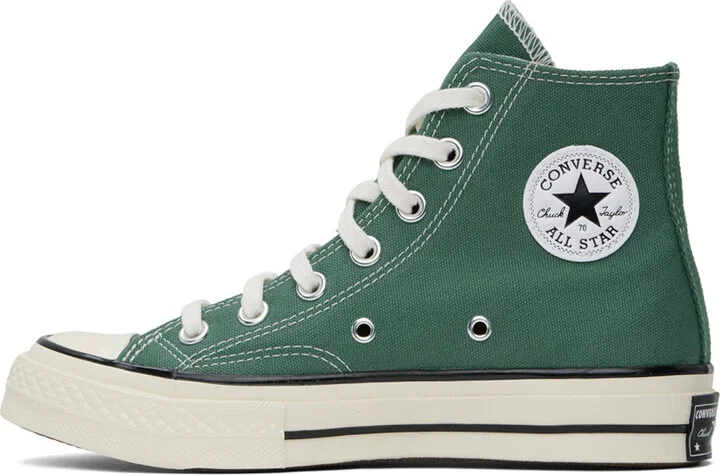 Converse Green Chuck 70 Vintage Canvas Sneakers - Image 3