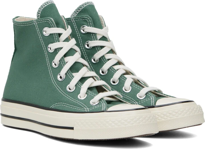 Converse Green Chuck 70 Vintage Canvas Sneakers - Image 4