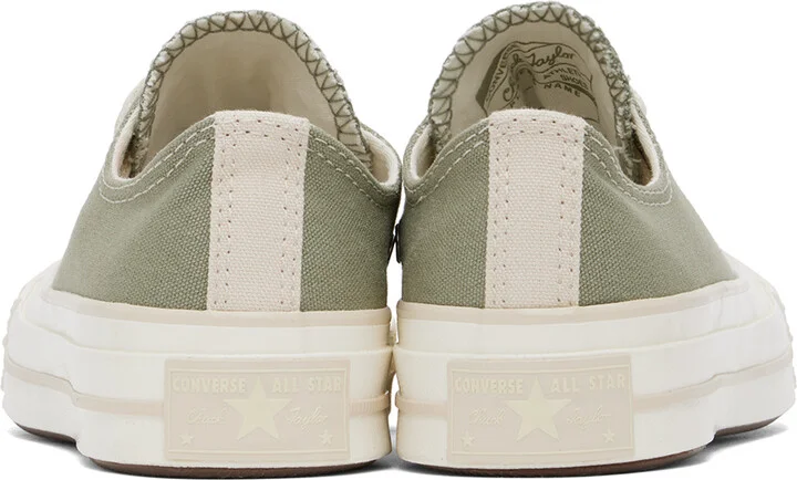 Converse Green Chuck 70 Worn In Low Top Sneakers - Image 2