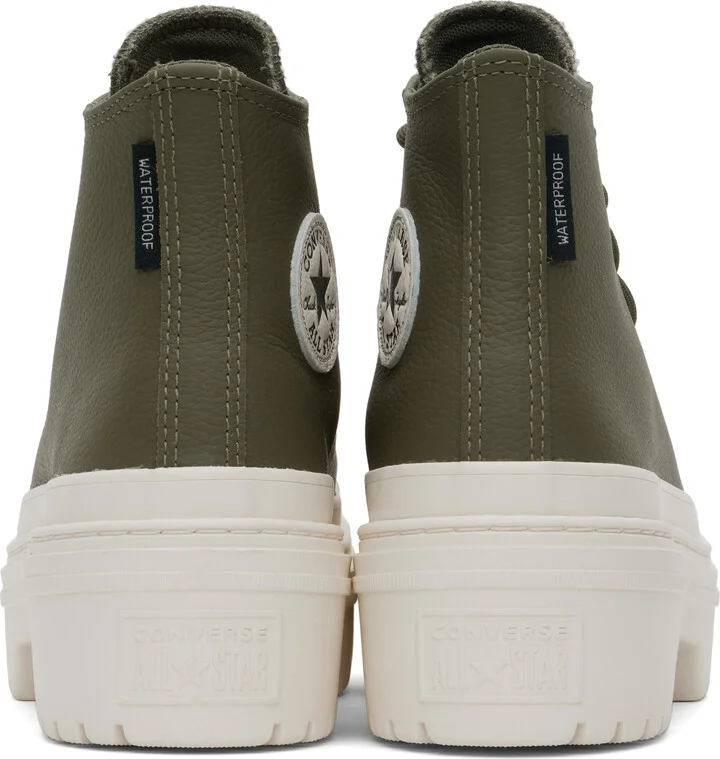 Converse Green Chuck Taylor All Star Lugged Heel Platform Waterproof Sneakers - Image 2