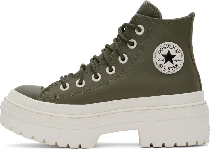 Converse Green Chuck Taylor All Star Lugged Heel Platform Waterproof Sneakers - Image 3
