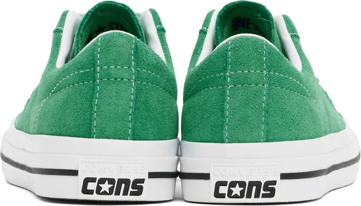 Converse Green CONS One Star Pro Low Top Sneakers - Image 2