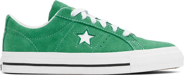 Converse Green CONS One Star Pro Low Top Sneakers