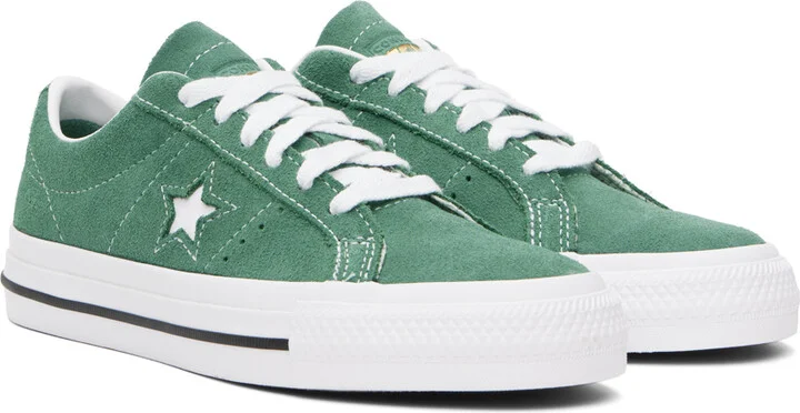 Converse Green CONS One Star Pro Sneakers - Image 4