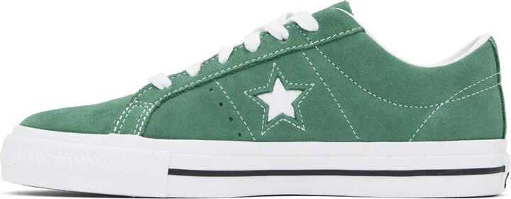 Converse Green CONS One Star Pro Sneakers - Image 3