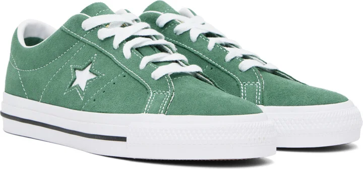Converse Green CONS One Star Pro Sneakers - Image 4