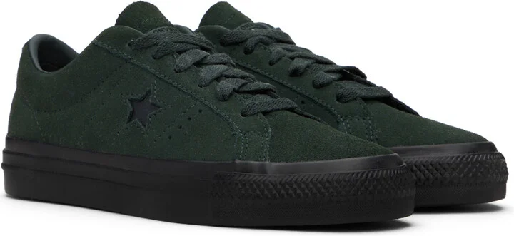 Converse Green CONS One Star Pro Sneakers - Image 4