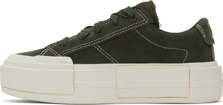 Converse Green Cruise Suede Sneakers - Image 3