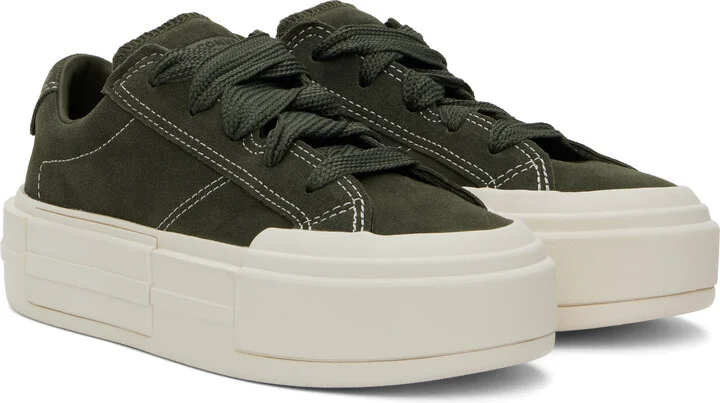 Converse Green Cruise Suede Sneakers - Image 4