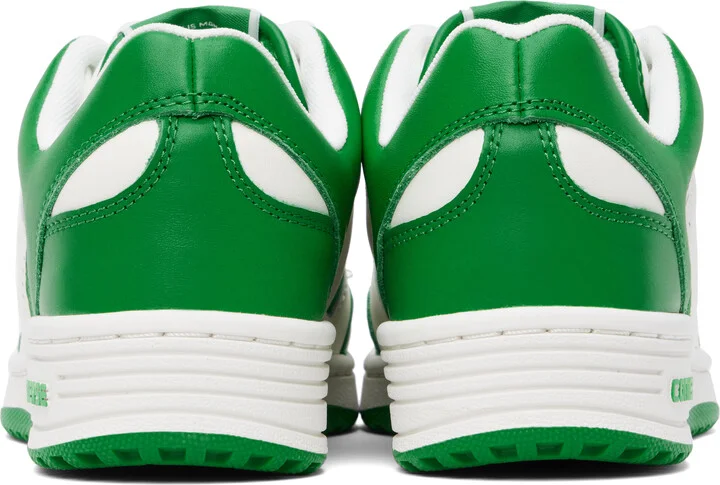 Converse Green & Off-White Weapon Low Top Sneakers - Image 2