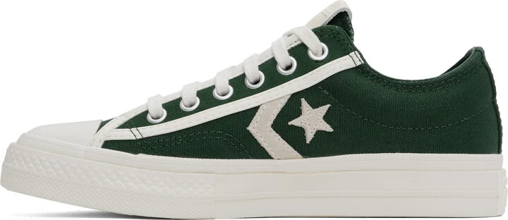 Converse Green Star Player 76 Luxe Sneakers - Image 3