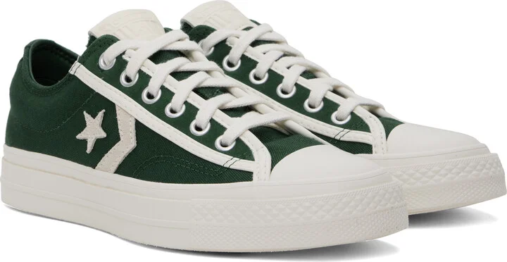 Converse Green Star Player 76 Luxe Sneakers - Image 4