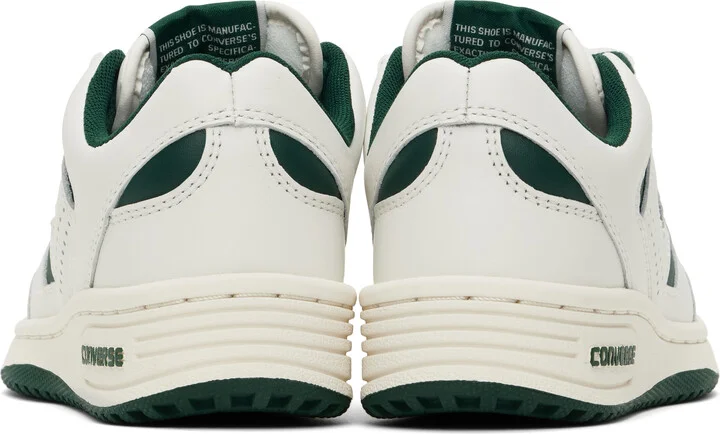 Converse Green & White Weapon Low Top Sneakers - Image 2