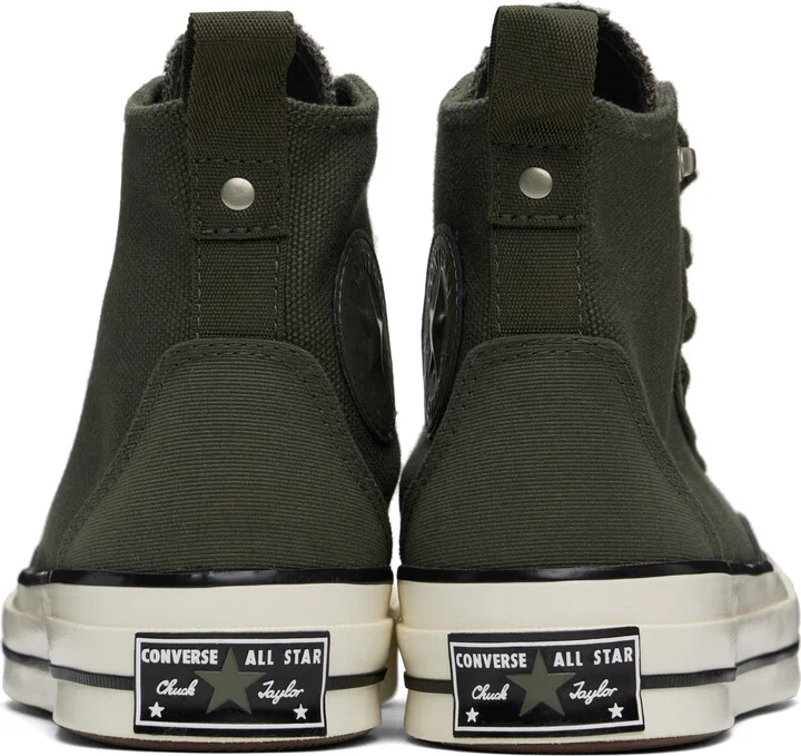 Converse Khaki Chuck 70 Jungle Cloth Overlay Sneakers - Image 2