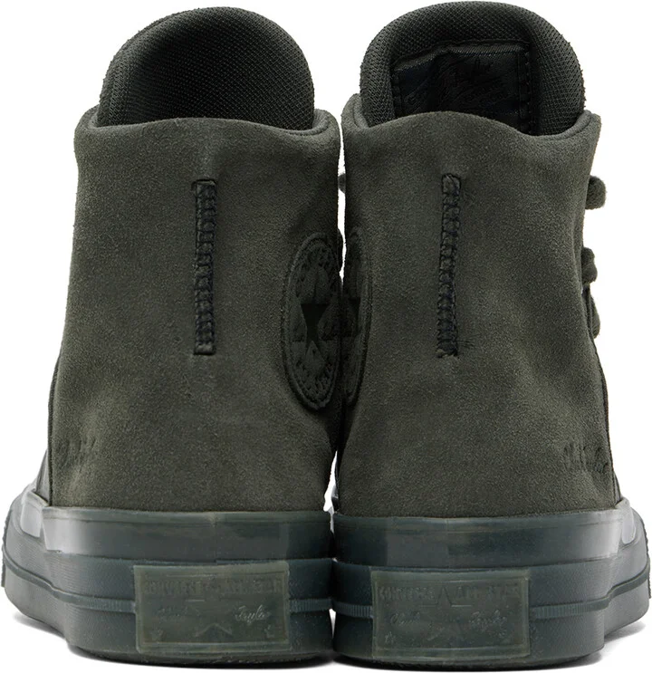 Converse Khaki Chuck 70 Marquis Leather High Top Sneakers - Image 2