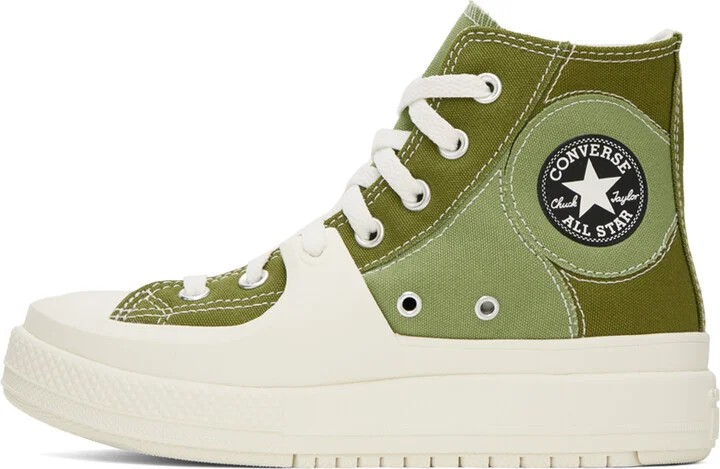 Converse Khaki Chuck Taylor All Star Construct Sneakers - Image 3