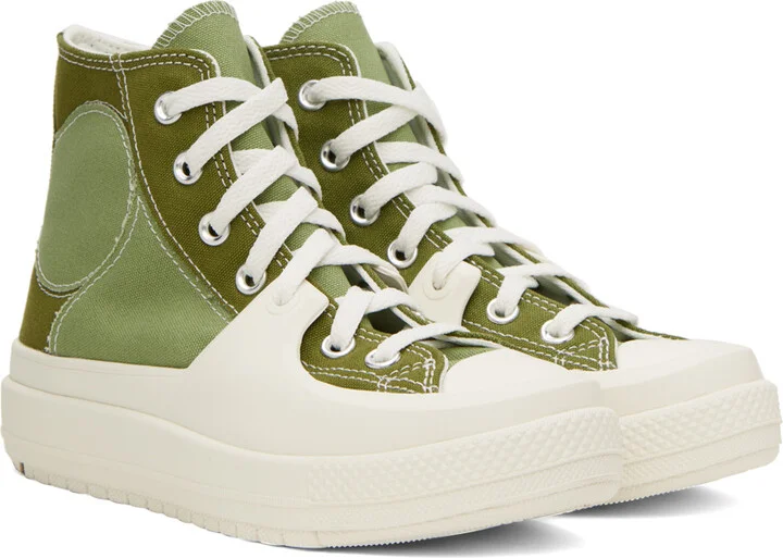 Converse Khaki Chuck Taylor All Star Construct Sneakers - Image 4