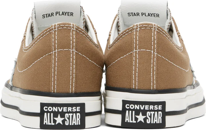 Converse Khaki Star Player 76 Sneakers - Image 2