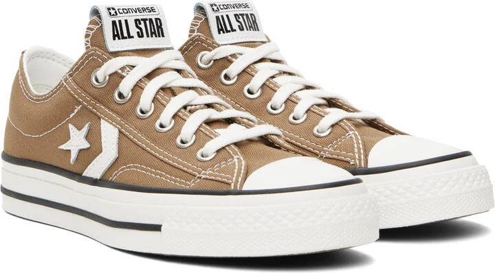 Converse Khaki Star Player 76 Sneakers - Image 4