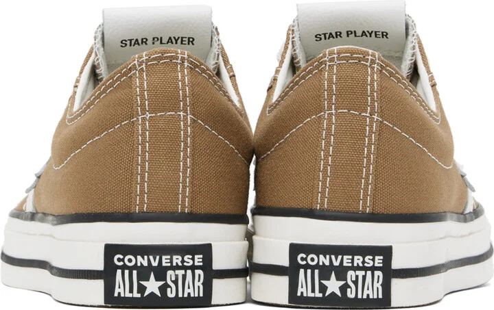 Converse Khaki Star Player 76 Sneakers - Image 2