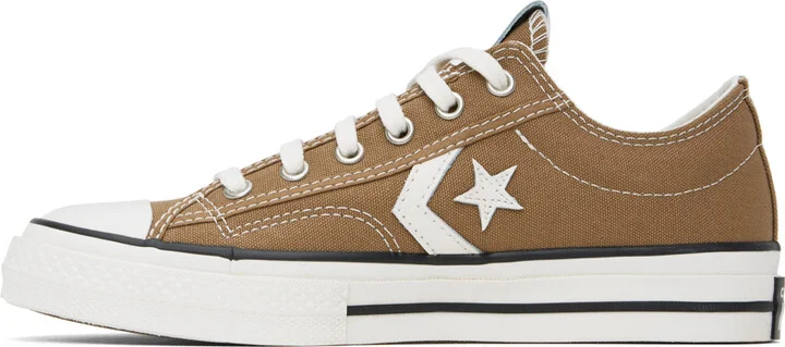 Converse Khaki Star Player 76 Sneakers - Image 3