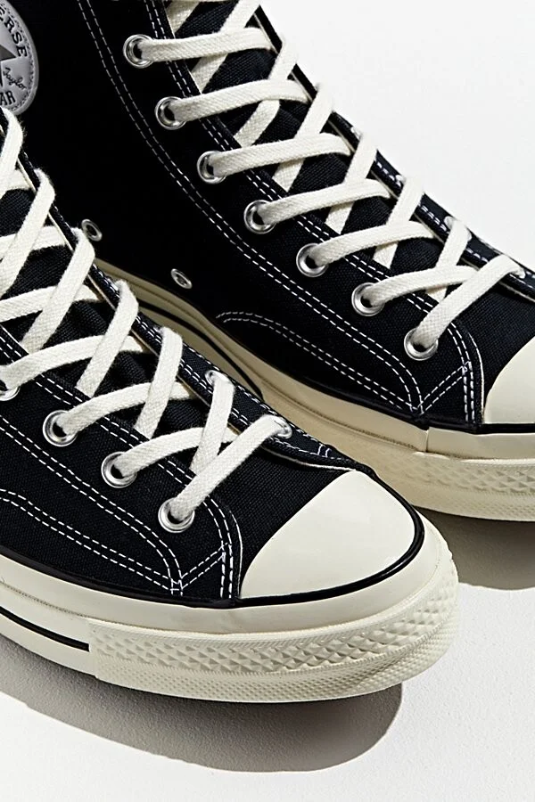 Converse Men's Chuck 70 Core High Top Sneaker in Black/Black/Egret at Urban Outfitters - Image 3