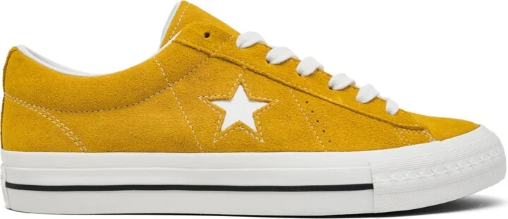 Converse Men's One Star 95 Casual Sneakers from Finish Line - Yellow, White - Image 2