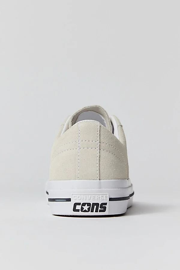 Converse Men's One Star Pro AS Sneaker in Egret/White/Black - Image 3
