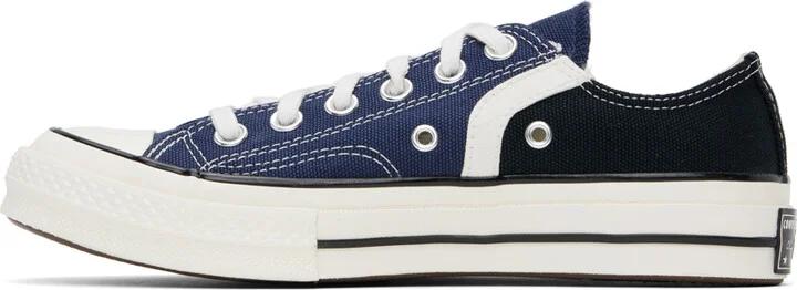 Converse Navy Chuck 70 Archival Stripes Low Top Sneakers - Image 3