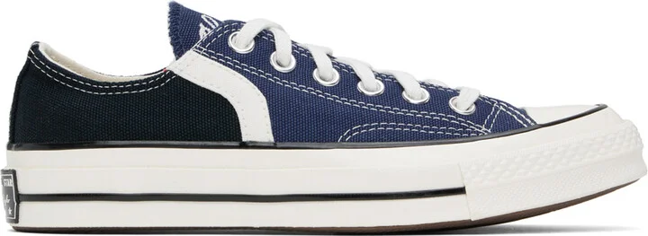 Converse Navy Chuck 70 Archival Stripes Low Top Sneakers