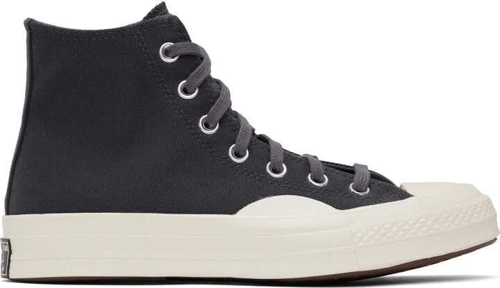 Converse Navy Chuck 70 Textured High Top Sneakers