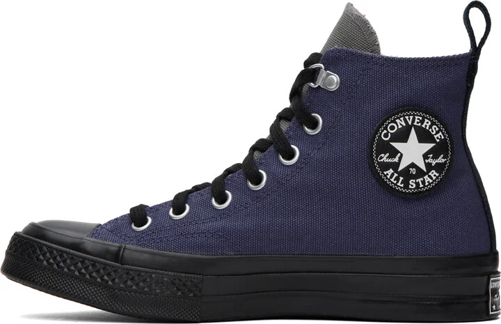 Converse Navy & Gray Chuck 70 GORE-TEX Sneakers - Image 3