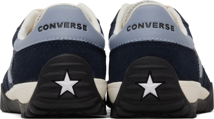 Converse Navy Run Star Retro Sport Low Top Sneakers - Image 2