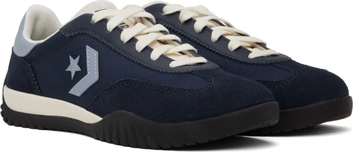 Converse Navy Run Star Retro Sport Low Top Sneakers - Image 4