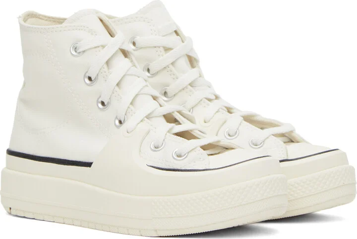 Converse Off-White All Star Construct Sneakers - Image 4