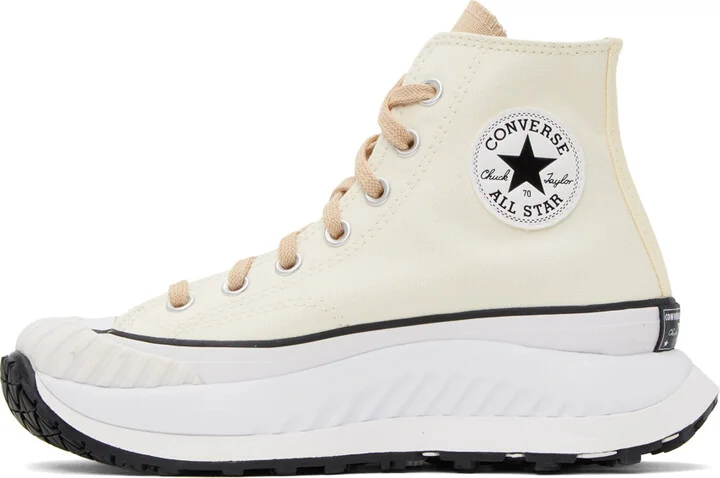 Converse Off-White & Beige Chuck 70 AT-CX Sneakers - Image 3