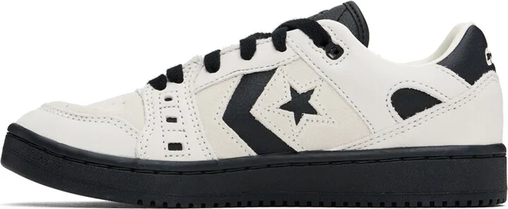 Converse Off-White & Black CONS AS-1 Pro Low Top Sneakers - Image 3