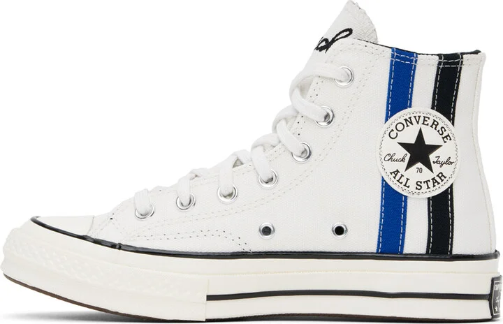 Converse Off-White Chuck 70 Archival Stripes High Top Sneakers - Image 3