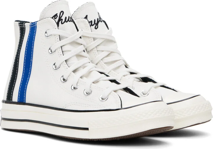 Converse Off-White Chuck 70 Archival Stripes High Top Sneakers - Image 4